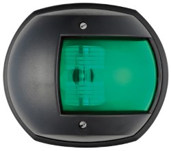 Feu de navigation Maxi 20 noir 12 V/vert 112,5° 